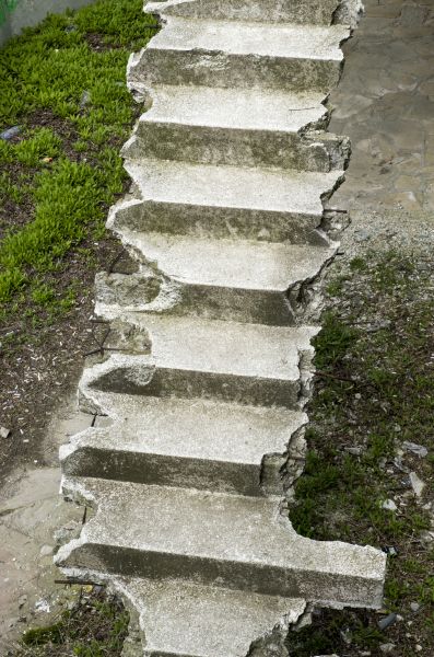 Concrete Steps Demolition in Raleigh